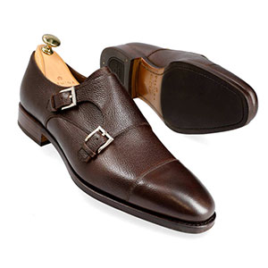 double monk strap shoes