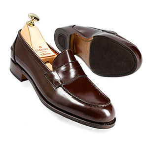 DAMEN-PENNYLOAFER MIT AUGENKLAPPE, LIMITED EDITION 1655 OSCARIA