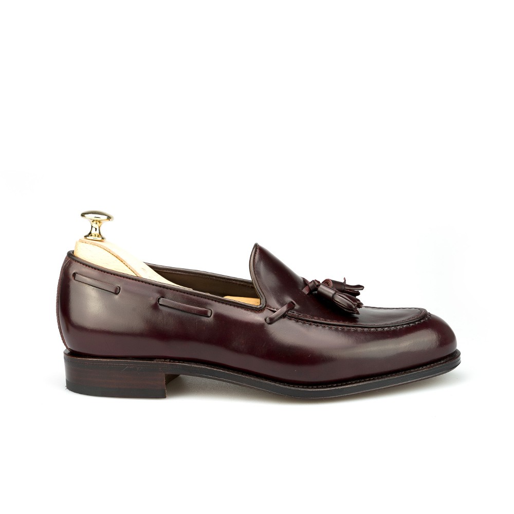 Cordovan Burgundy Dress Loafers | CARMINA Shoemaker