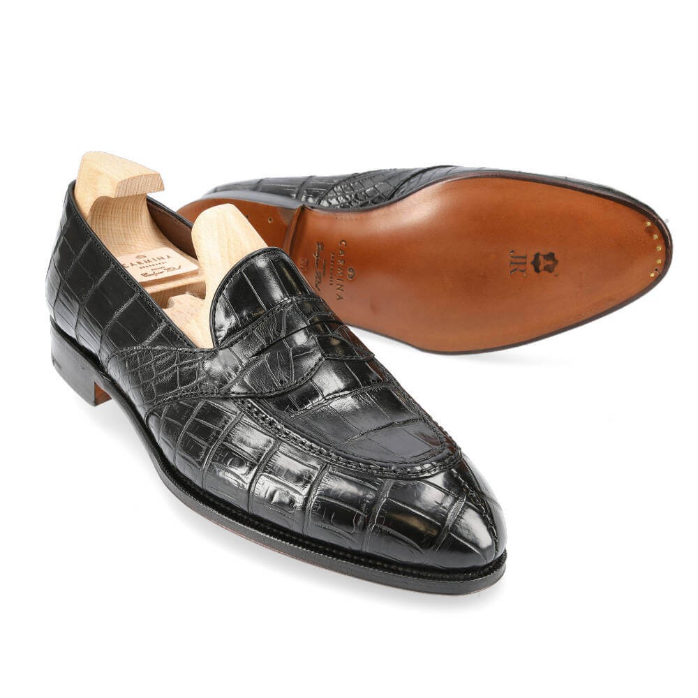 womens alligator loafers