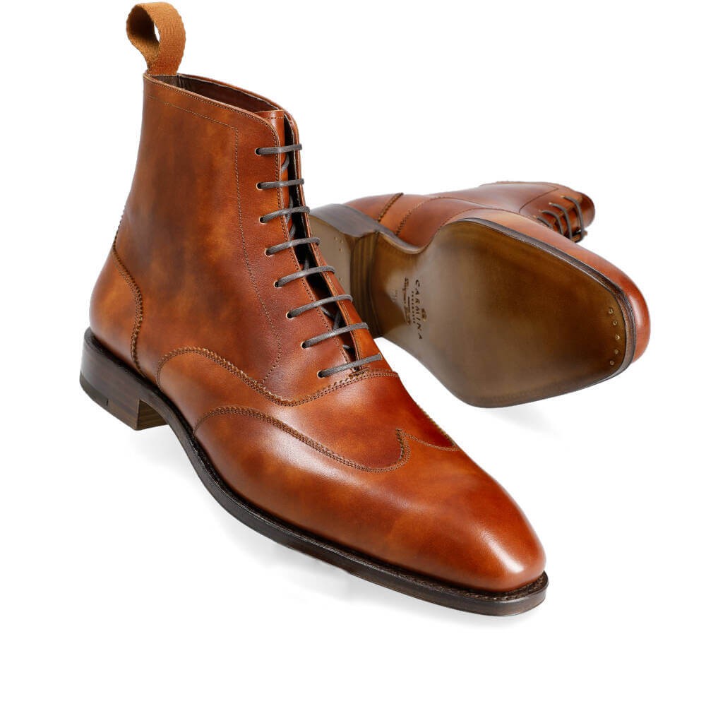 BALMORAL BOOTS WITH WINGTIP 80556 SIMPSON (INCL. SHOE TREE)