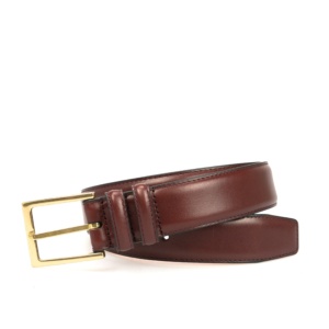 Brown Calf Leather Belt | CARMINA Shoemaker
