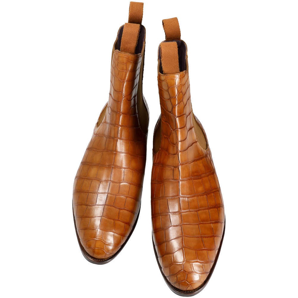 ALLIGATOR CHELSEA BOOTS 80186 INCA