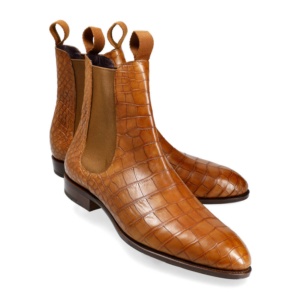 bottines chelsea alligator