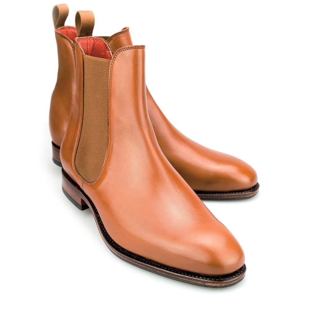 CHELSEA ANKLE BOOT IN CHESTNUT CALF
