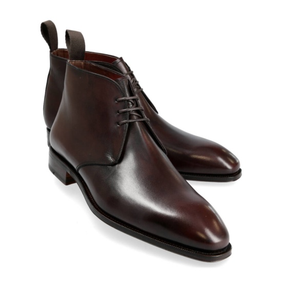 CHUKKA BOOTS IN BURGUNDY DEMASQUABLE