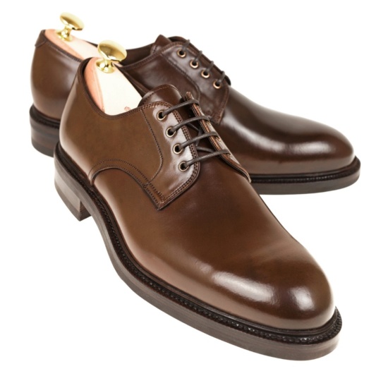 CORDOVAN PLAIN TOE BLUCHER 955 OSCAR (INCL. SHOE TREE)