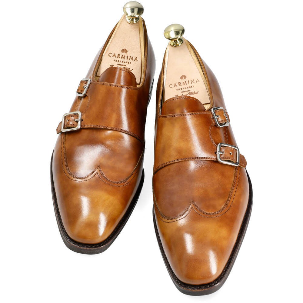 WINGTIP DOUBLE MONK STRAPS 80114 SIMPSON (INCL. SHOE TREE)