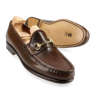 ALLIGATOR FULL STRAP PENNY LOAFERS 80585 UETAM EE