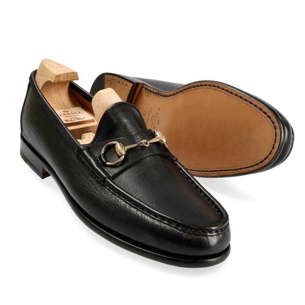 Horsebit loafers in black