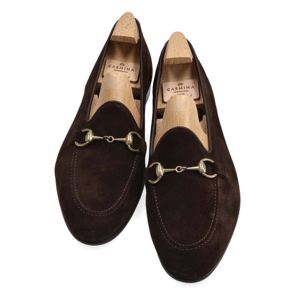 horsebit loafers suede