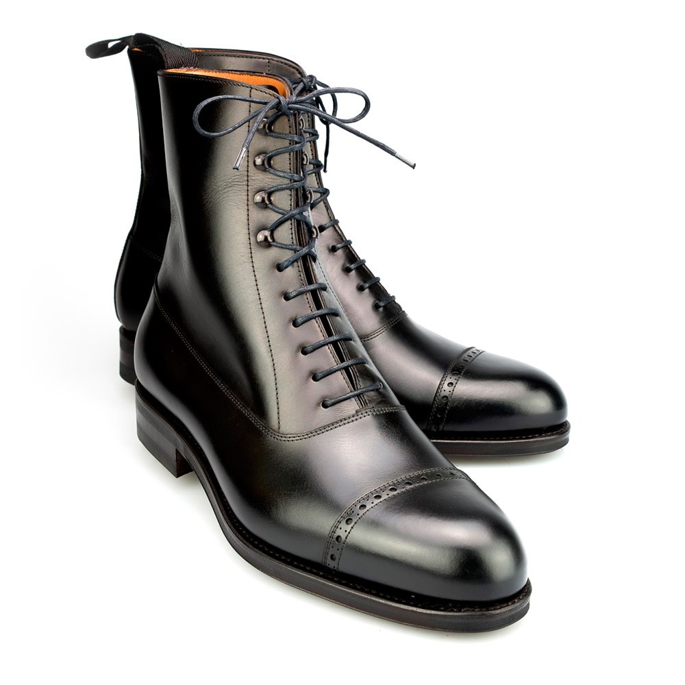 dress boots for men black