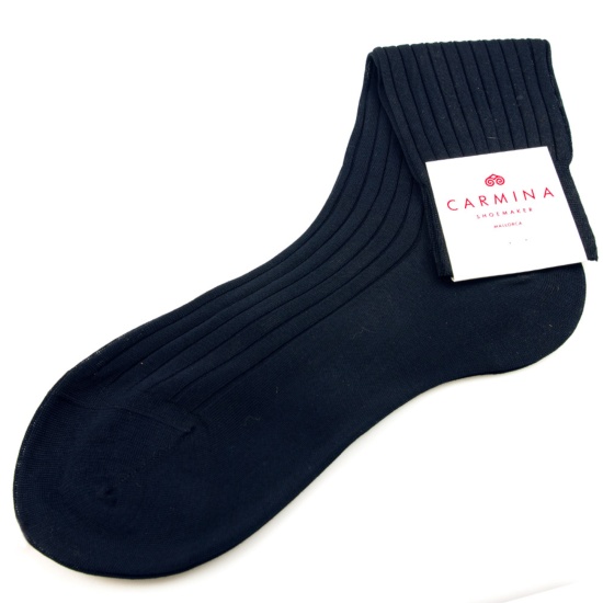 NAVY SOCKS | CARMINA SHOEMAKER