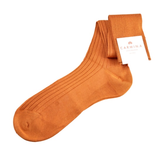 Men's Ocher Dress Socks | CARMINA