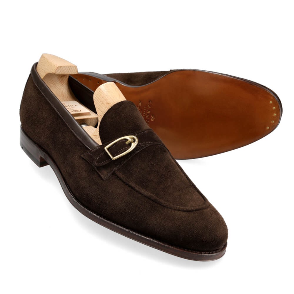 Single monk strap shoes