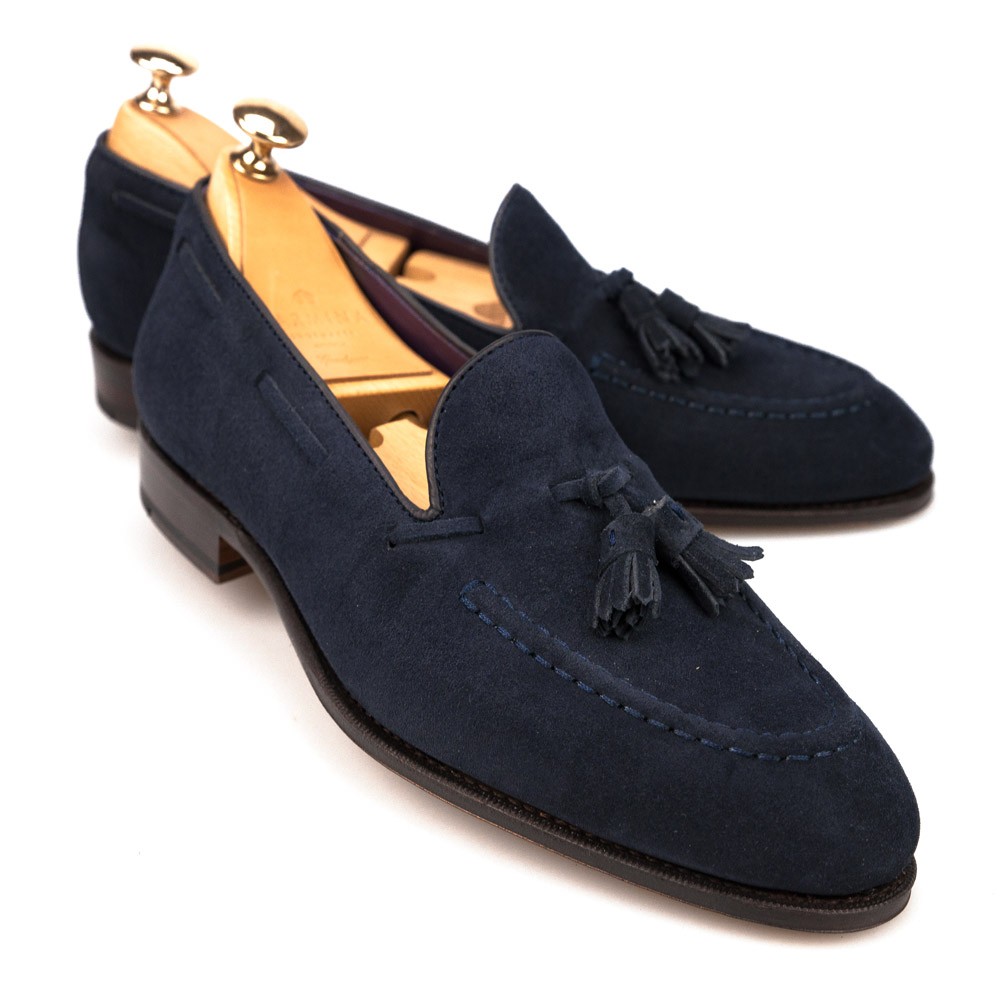 suede dress loafers