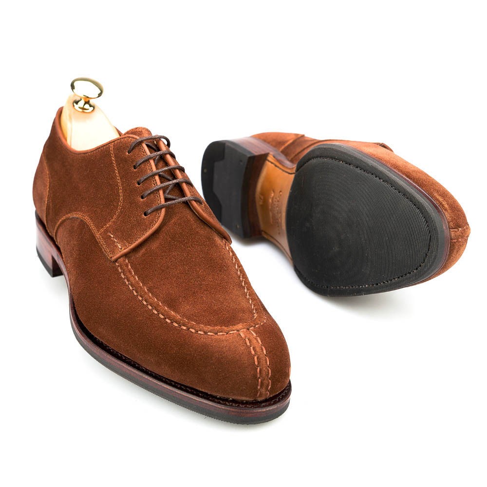 Men's Suede Derby Shoes | CARMINA