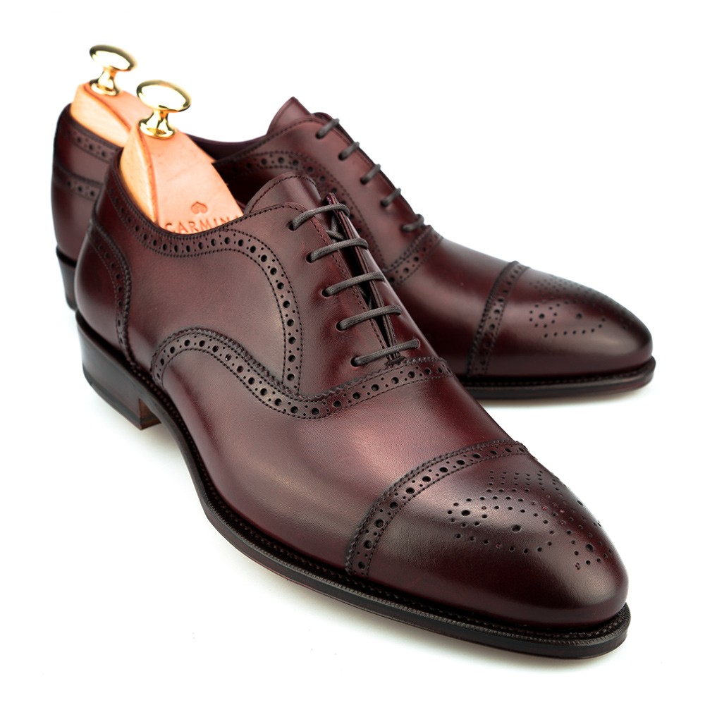 maroon oxford shoes