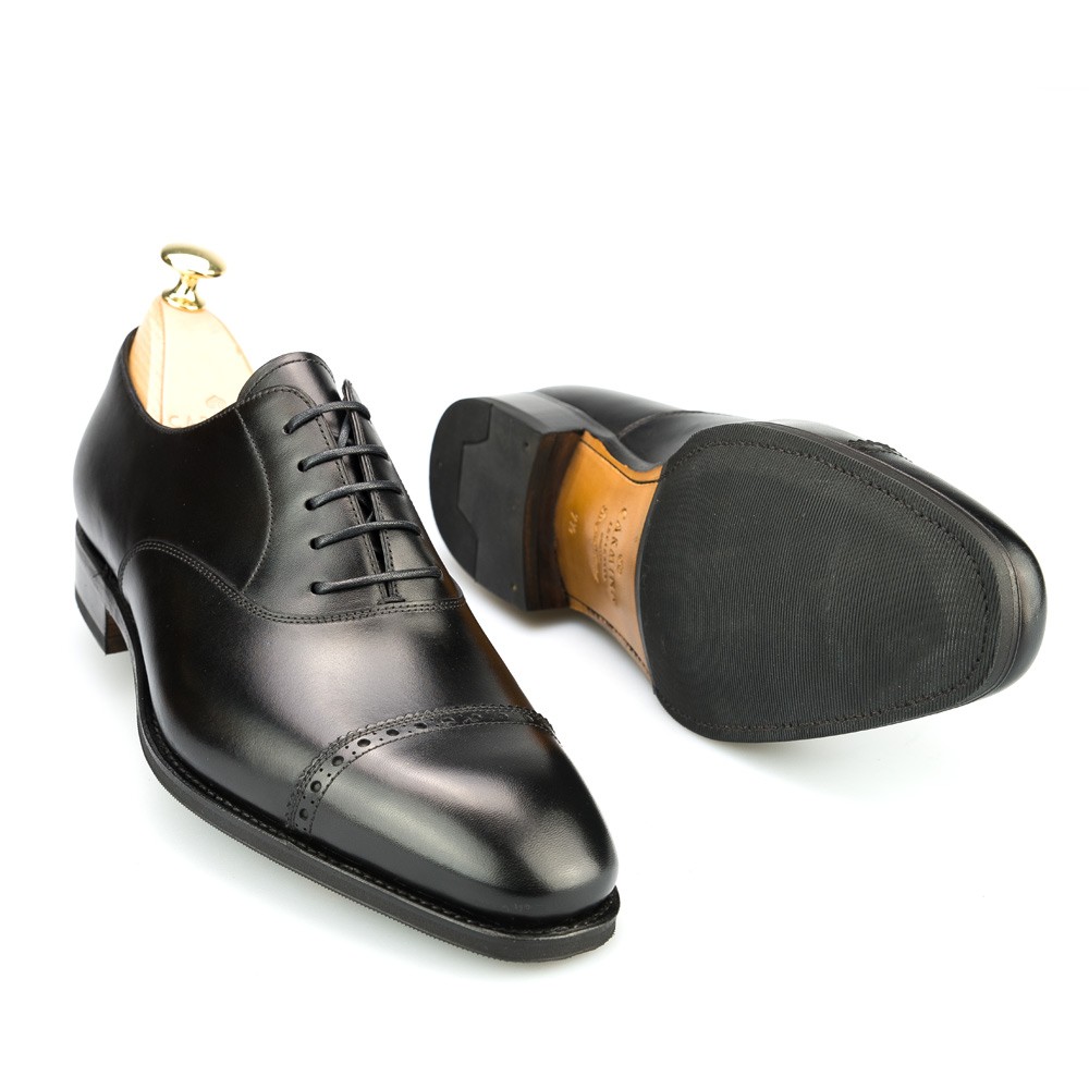 punched cap toe