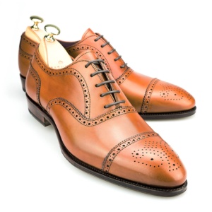 SEMI-BROGUE OXFORD IN TANNED VEGANO