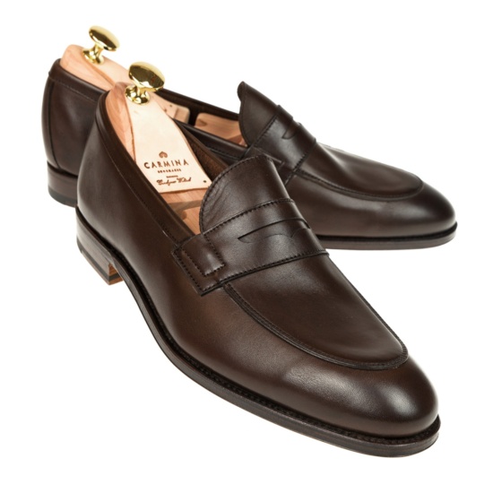 PENNY LOAFERS BROWN FUNCHAL | CARMINA Shoemaker