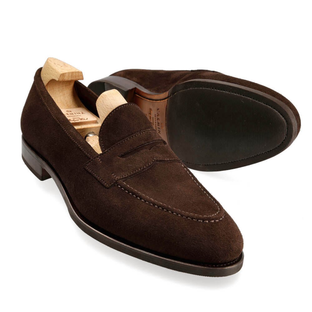 Penny loafers in brown | CARMINA Shoemaker