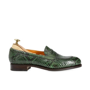 PYTHON WOMEN'S PENNY LOAFERS 1875 MADISON