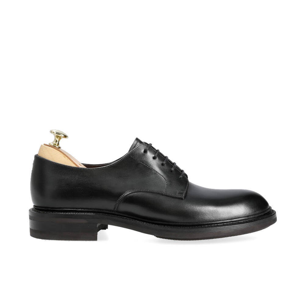 BLACK DERBY SHOES 80927 CALVIA