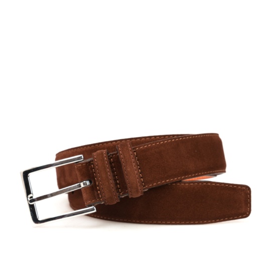 Buy Bos suede belt at  - The swedish leather brand