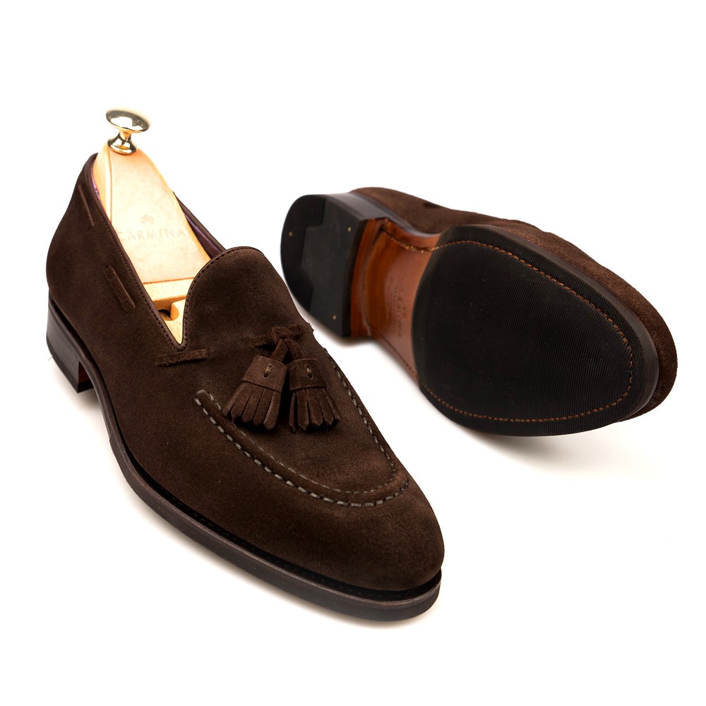 ucb suede tassel loafers