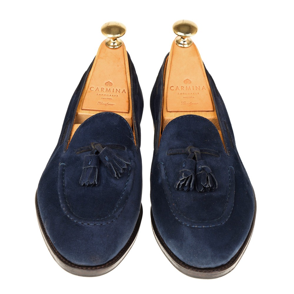 navy suede loafers ladies