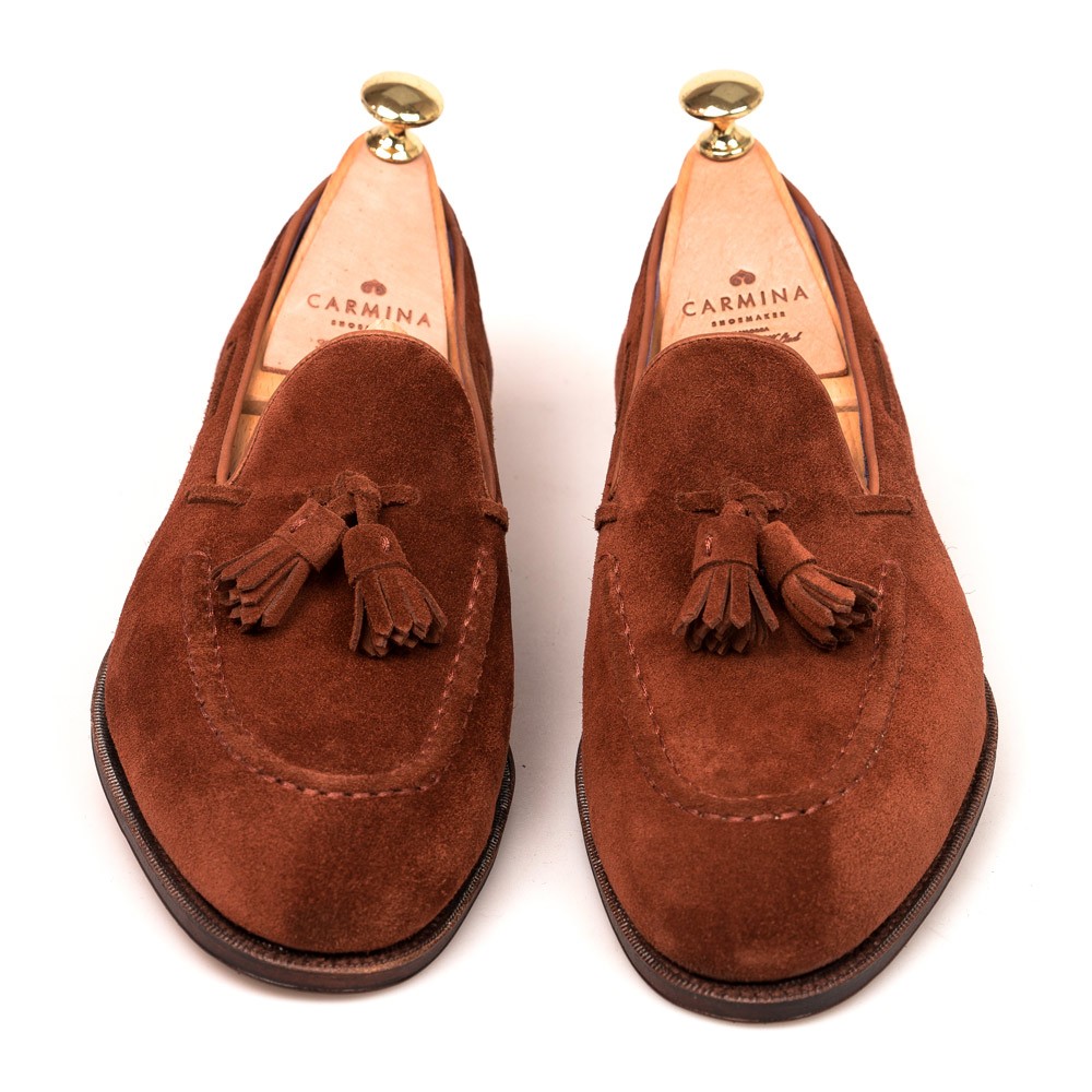 Polo Suede Dress Loafers | CARMINA Shoemaker