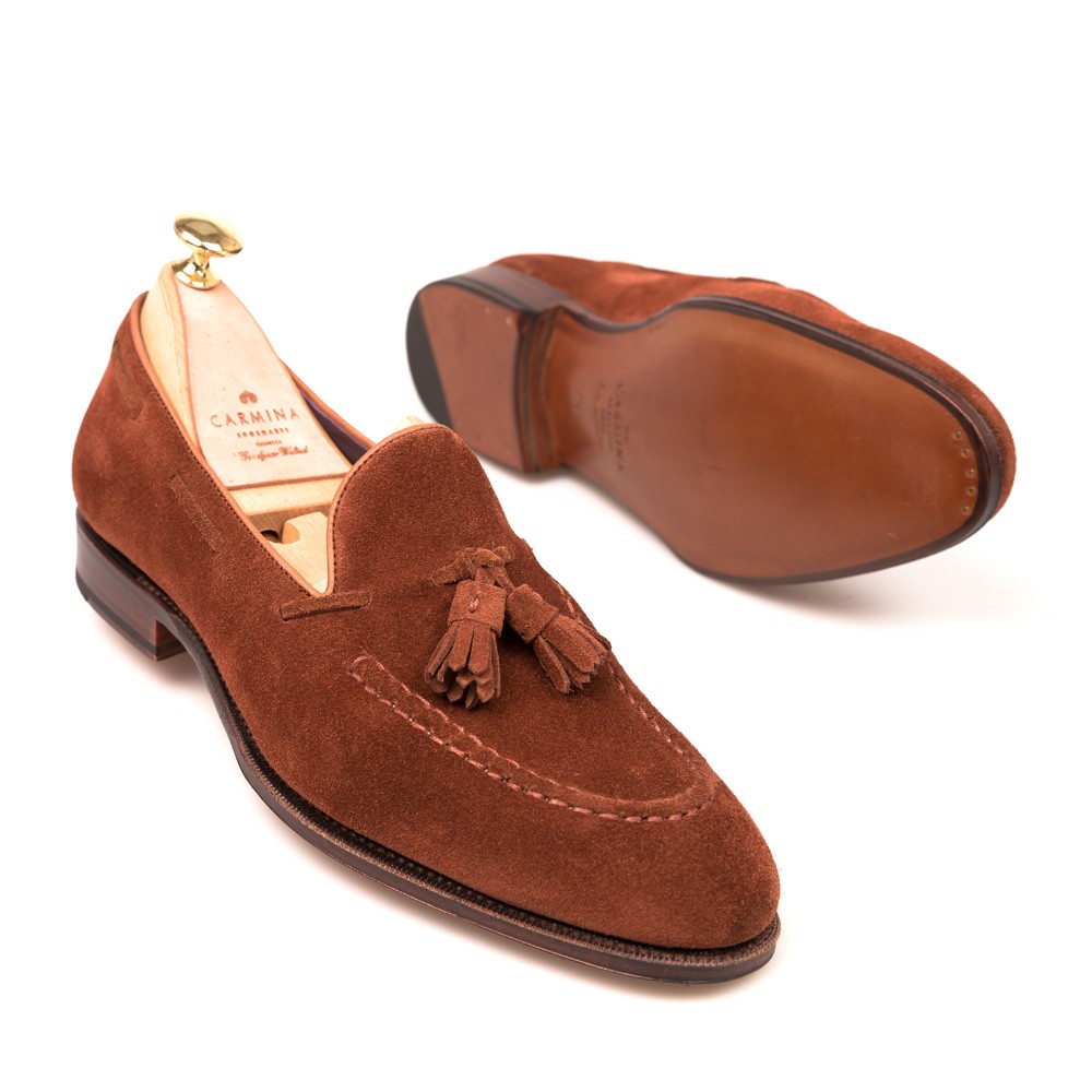 Polo Suede Dress Loafers | CARMINA Shoemaker