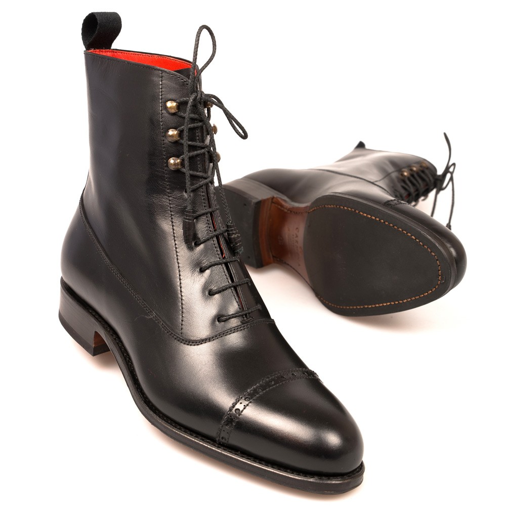 balmoral boots black