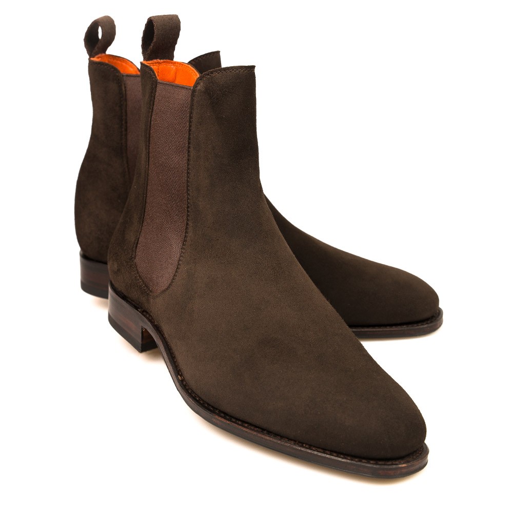 tan suede chelsea boots womens